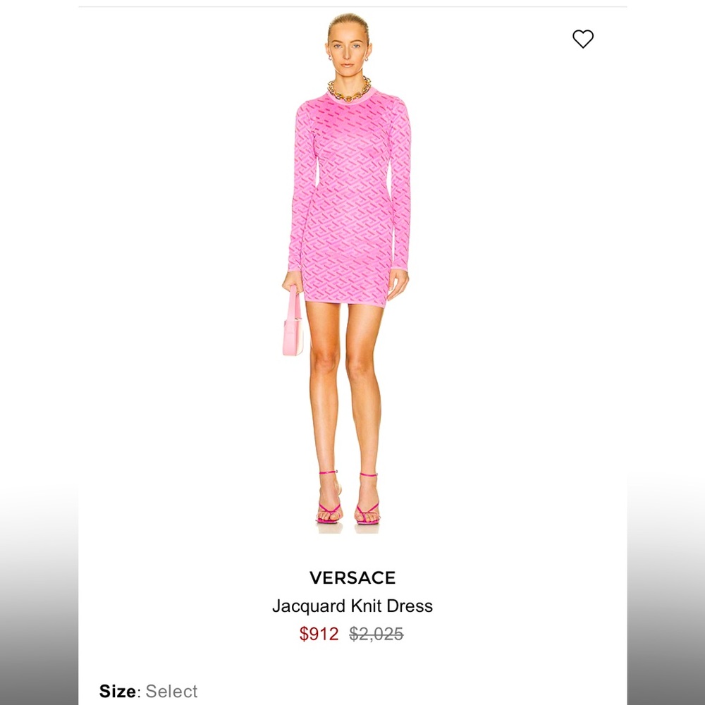 Pink Versace Dress